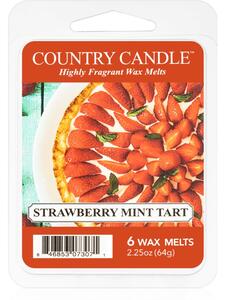 Country Candle Strawberry Mint Tart vosk do aromalampy 64 g