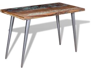 Jedálenský stôl, recyklovaný masív 120x60x76 cm
