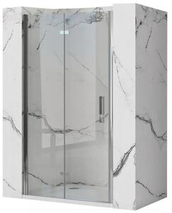 Rea Molier sprchové dvere 80 cm skladané chróm lesklá/priehľadné sklo REA-K6367