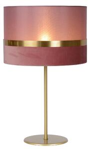 LUCIDE 10509/81/66 EXTRAVAGANZA TUSSE stolná lampa V500mm 1xE14 ružová, zlatá