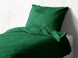 Detské bavlnené posteľné obliečky do postieľky Moni MOD-505 Zelené Do postieľky 100x135 a 40x60 cm
