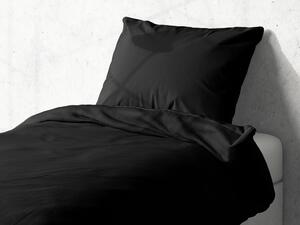 Detské bavlnené posteľné obliečky do postieľky Moni MOD-506 Čierne Do postieľky 100x135 a 40x60 cm