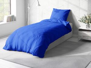 Biante Bavlnené jednofarebné posteľné obliečky Moni MOD-503 Modré Jednolôžko 140x200 a 70x90 cm