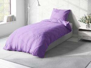 Biante Bavlnené jednofarebné posteľné obliečky Moni MOD-508 Levanduľové Jednolôžko 140x200 a 70x90 cm