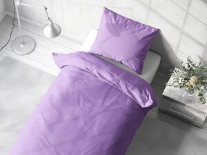 Biante Bavlnené jednofarebné posteľné obliečky Moni MOD-508 Levanduľové Jednolôžko 140x200 a 70x90 cm