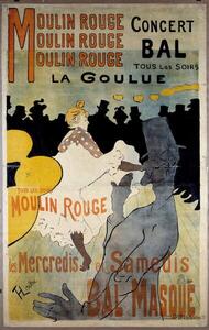 Obrazová reprodukcia Poster for the red mill, Toulouse-Lautrec, Henri de