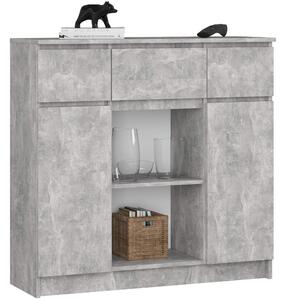 Ak furniture Komoda Baros 100 cm betón