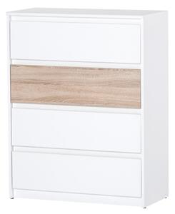 Szynaka Komoda Benátky 07 80 cm biela/dub sonoma