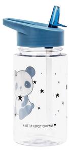 Detská fľaša so slamkou Panda 450ml
