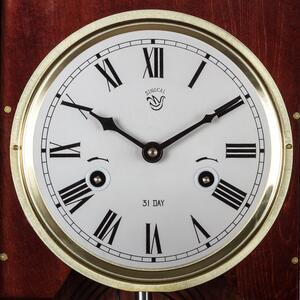 Tuin THESEUS 1403 Nástenné kyvadlové hodiny mahagón - 60 cm