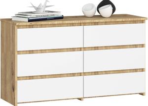 Ak furniture Komoda CL6 100 cm dub artisan/biela