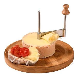 Krájač na syr "Tete de Moine", Ø 22 cm, bambus KESPER 58620