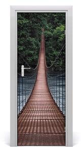 Fototapeta samolepiace na dvere visiaci most 75x205 cm