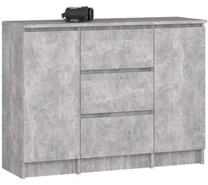 Ak furniture Komoda Girgo 100 cm betón