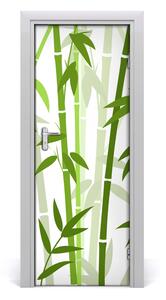 Samolepiace fototapety na dvere bambus 85x205 cm