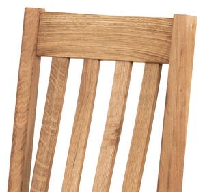 Jedálenská stolička, bez sedáku, masív dub