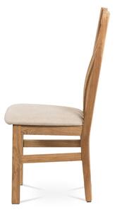 Jedálenská stolička, bez sedáku, masív dub