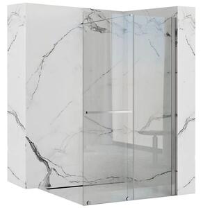 Rea Cortis, posuvná sprchová zástena 120x200cm, 6mm číre sklo, chrómový profil, REA-K7211