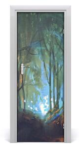 Samolepiace fototapety na dvere tajuplný les 75x205 cm