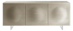LivinHill Komoda Hudson 180 cm piesková/chróm
