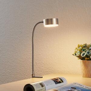 Lindby Kaylou upínacia LED lampa flexibilná, bronz