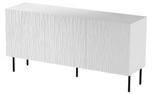 HALMAR Komoda Jungle 152 cm biela/čierna