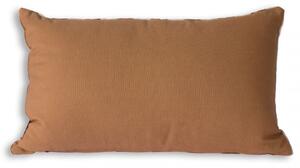 Bavlnený vankúš Velvet Brown/Natural 30x50 cm