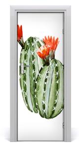 Samolepiace fototapety na dvere kaktusy 95x205 cm