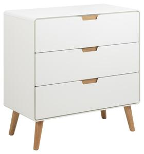 Actona Komoda Lowell 80 cm biela/dub prírodný