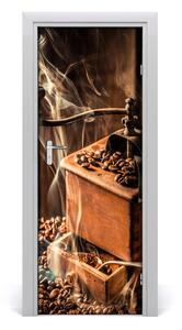 Fototapeta na dvere samolepiace zrnká kávy 85x205 cm