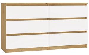 TP Living Komoda MALWA M6 140 dub artisan/biela