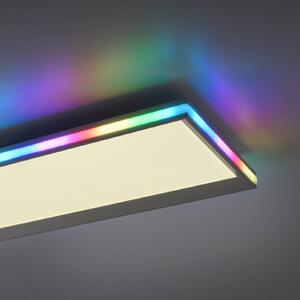 LED stropné svietidlo Galactica, CCT, RGB 100x25cm