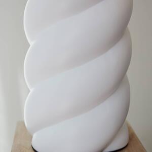PR Home Spin lampa Ø 35 cm biela/ľan prírodná