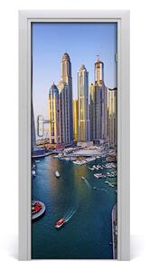 Fototapeta samolepiace na dvere Dubaj záliv 75x205 cm