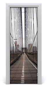 Fototapeta samolepiace na dvere Brooklyn most 75x205 cm
