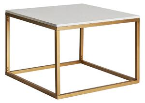 MUZZA Konferenčný stolík gleb 60 x 60 cm zlatý