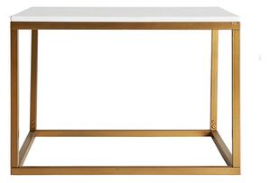 MUZZA Konferenčný stolík gleb 60 x 60 cm zlatý