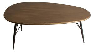 MUZZA Konferenčný stolík keren 110 x 59 cm medený