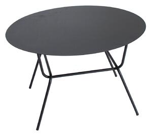 MUZZA Konferenčný stolík erina 75 x 75 cm čierny