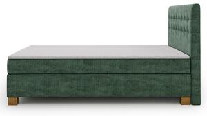 Posteľ s matracom a topperom VINTAGE NEW zelená, 160x200 cm