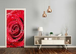 Fototapeta samolepiace červená ruža 95x205 cm