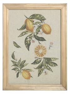 Obraz v drevenom ráme Lemons