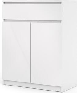 Tvilum Komoda Simplicitous 234 80 cm biela lesklá