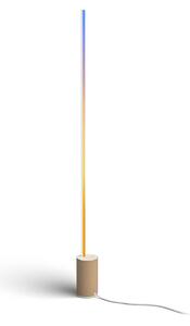 Philips Hue Stojacia lampa LED Gradient Signe Oak, Svetlé drevo, Obývacia izba / jedáleň, Drevo, Moderný