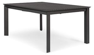 MUZZA Stôl ronno 160 x 110 (160) cm čierny