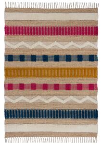 Flair Rugs koberce AKCIA: 160x230 cm Kusový koberec Jubilant Medina Jute Natural/Multi - 160x230 cm