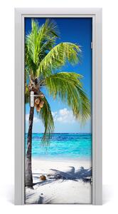 Fototapeta na dvere samolepiace tripická pláž 95x205 cm