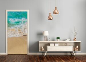 Fototapeta na dvere samolepiace pláž a more 75x205 cm