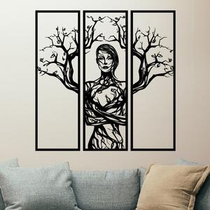 Viacdielny obraz na stenu - Strom ženy Vyberte si rozmer výrobku:: 55x55, Vybrať dekor:: Čierna