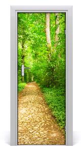 Fototapeta na dvere samolepiace chodník v lese 75x205 cm